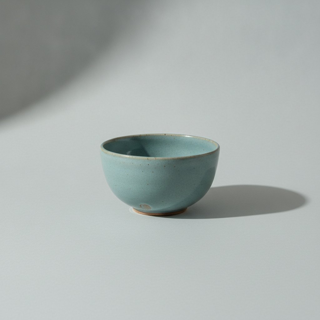 Cuenco de gres de 15 cm con esmalte mate